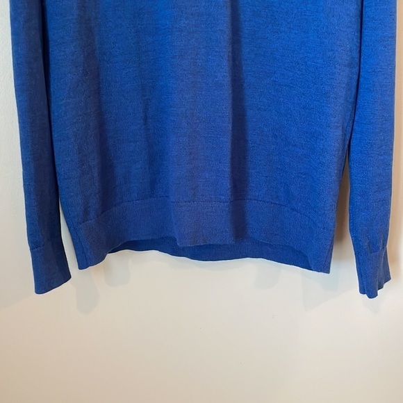 Express Men Wool Blend Sweater SZ XXL V-Neck Blue Soft and Stretchy - Picture 4 of 15